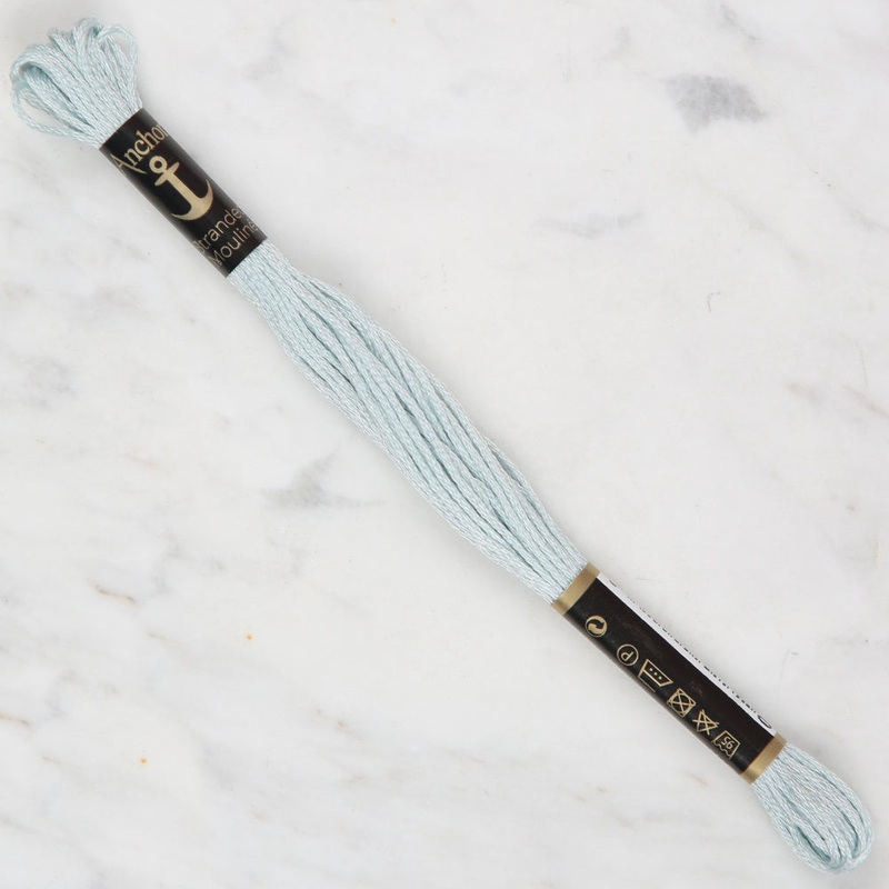 Anchor Stranded Mouline Embroidery Thread, 8m, White – 0274