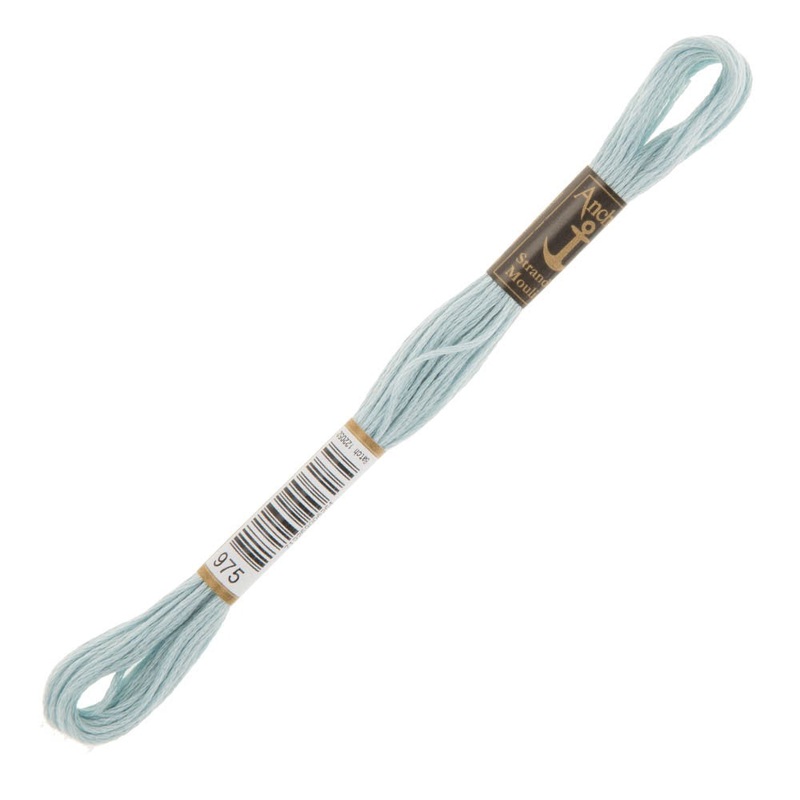 Anchor Stranded Mouline Embroidery Thread, 8m, Blue – 0975