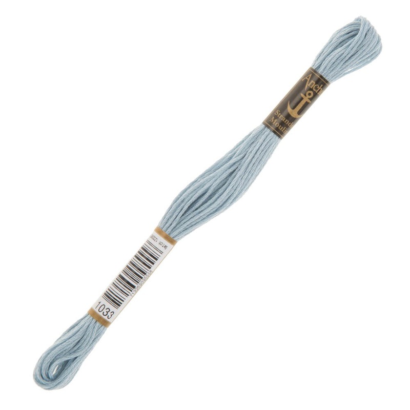 Anchor Stranded Mouline Embroidery Thread, 8m, Blue – 1033