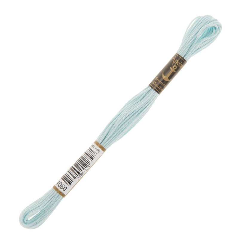 Anchor Stranded Mouline Embroidery Thread, 8m, Blue – 1060