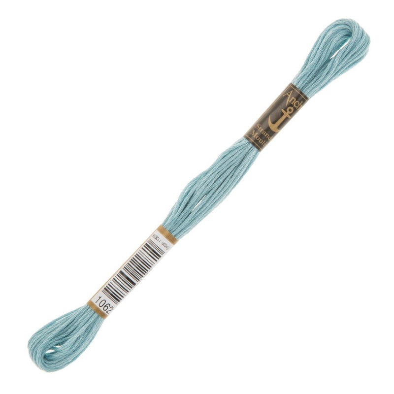 Anchor Stranded Mouline Embroidery Thread, 8m, Blue – 1062