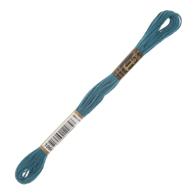 Anchor Stranded Mouline Embroidery Thread, 8m, Blue – 1066