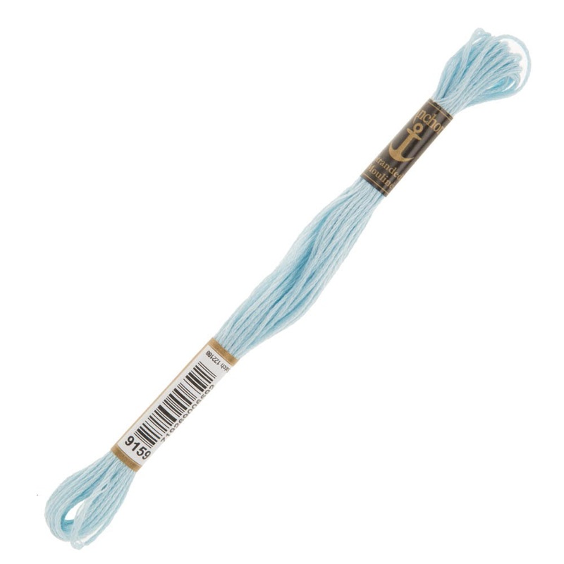 Anchor Stranded Mouline Embroidery Thread, 8m, Blue – 9159