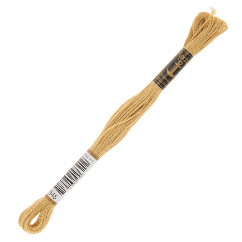 Anchor Stranded Mouline Embroidery Thread, 8m, Brown – 0945