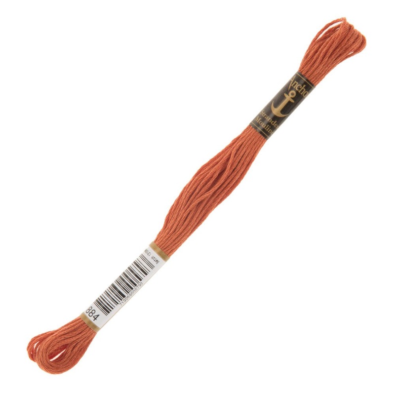 Anchor Stranded Mouline Embroidery Thread, 8m, Pink – 0884