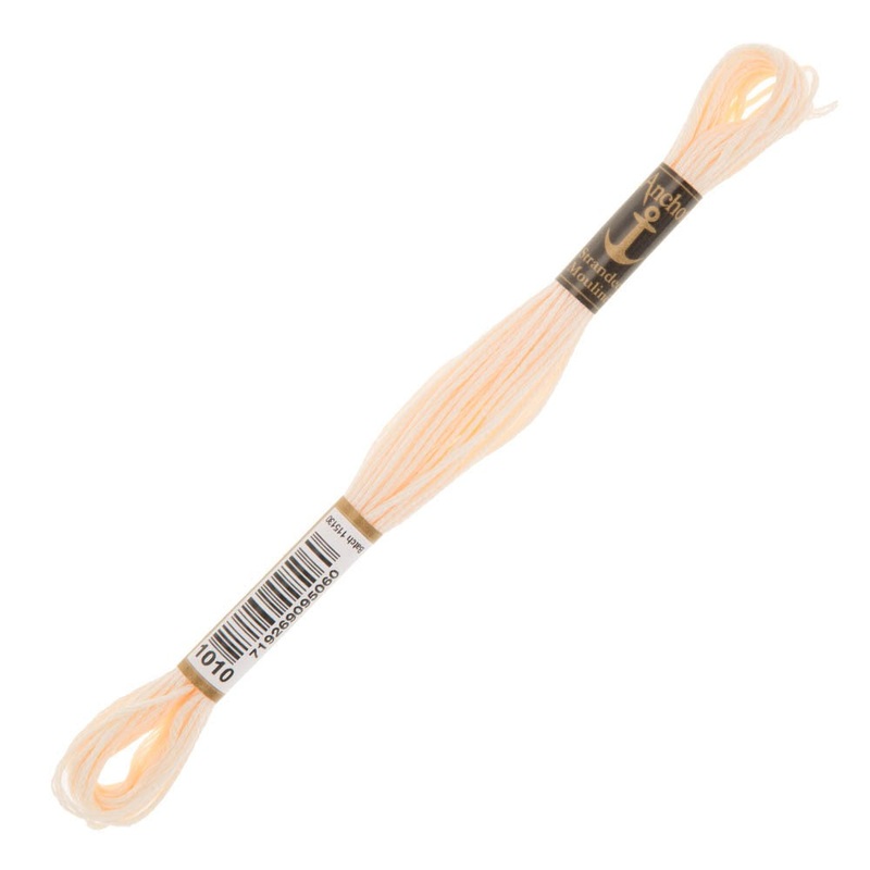 Anchor Stranded Mouline Embroidery Thread, 8m, Pink – 1010