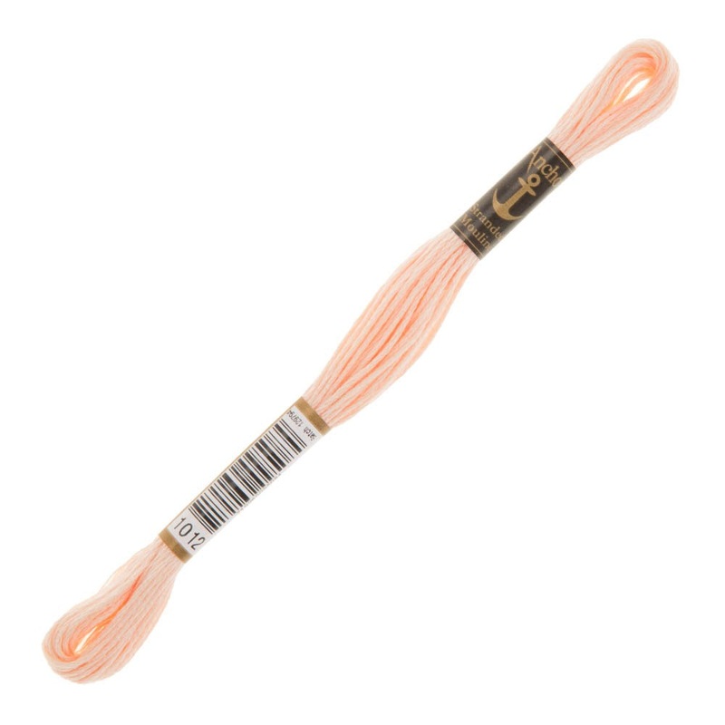Anchor Stranded Mouline Embroidery Thread, 8m, Pink – 1012