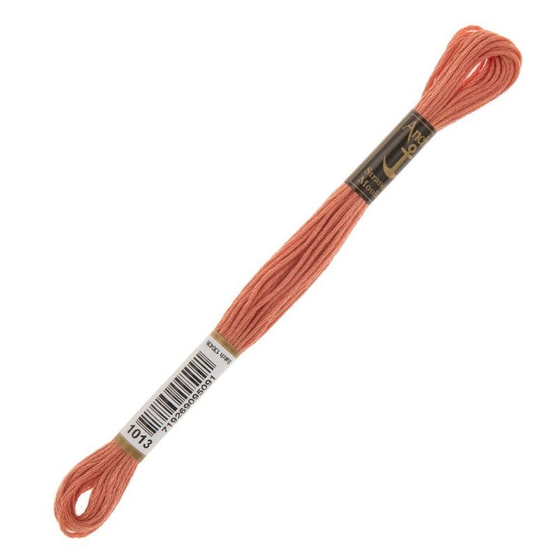 Anchor Stranded Mouline Embroidery Thread, 8m, Pink – 1013