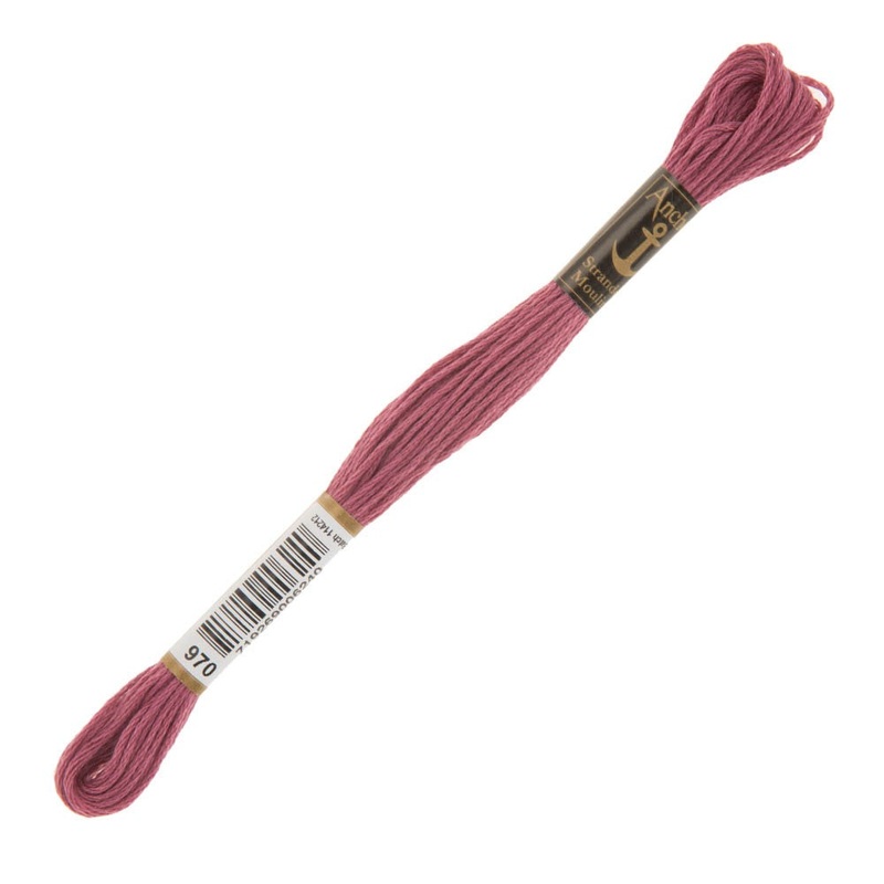 Anchor Stranded Mouline Embroidery Thread, 8m, Purple – 0970