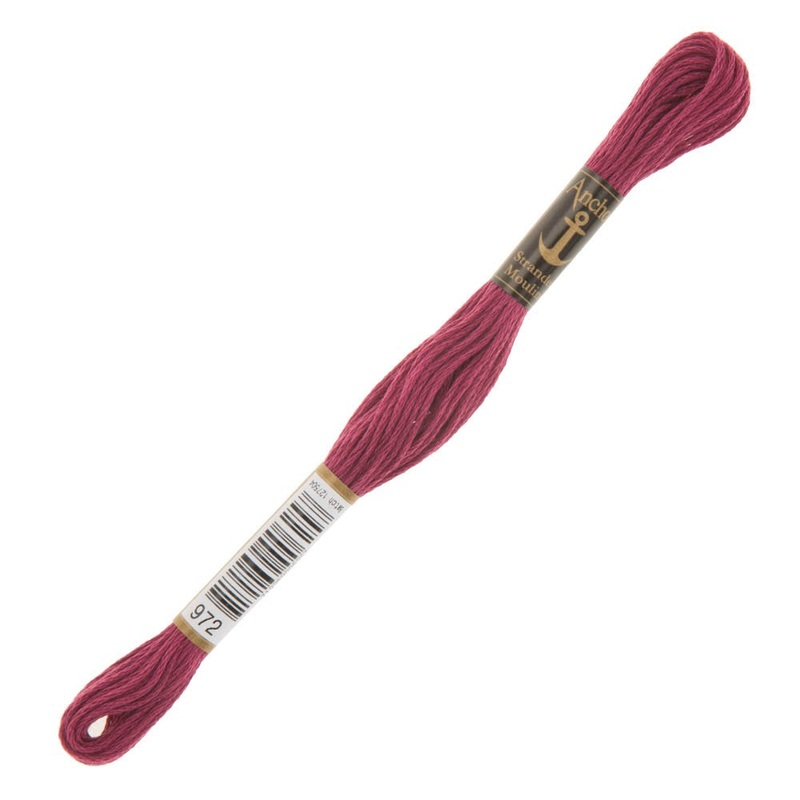 Anchor Stranded Mouline Embroidery Thread, 8m, Purple – 0972