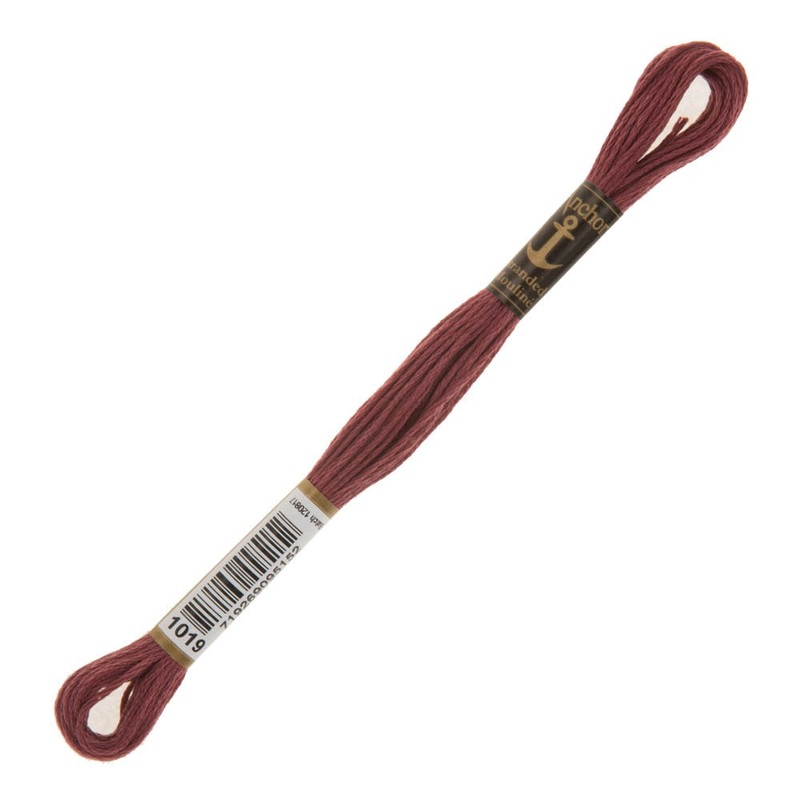 Anchor Stranded Mouline Embroidery Thread, 8m, Purple – 1019