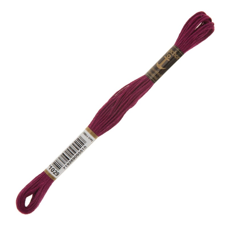 Anchor Stranded Mouline Embroidery Thread, 8m, Purple – 1029