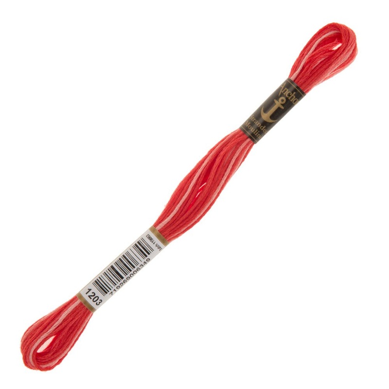 Anchor Stranded Mouline Embroidery Thread, 8m, Variegated  – 1203