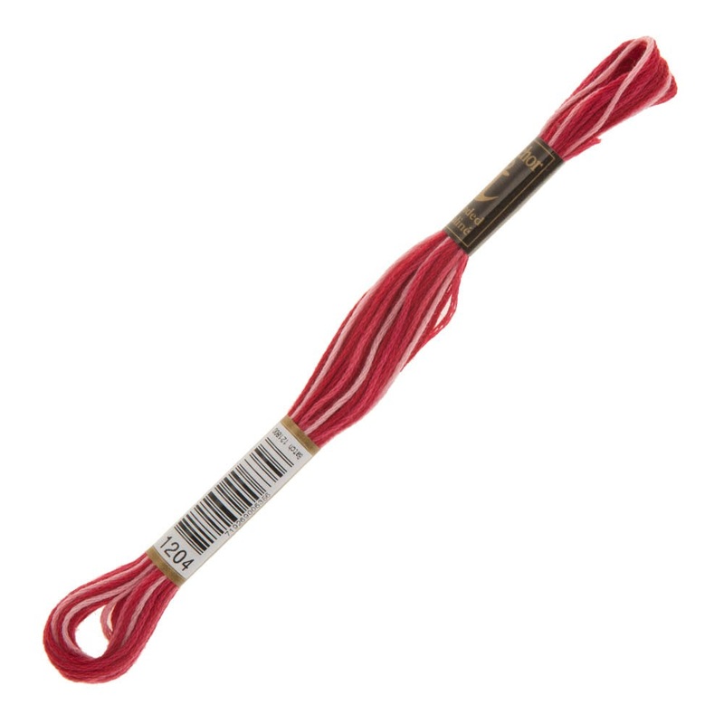 Anchor Stranded Mouline Embroidery Thread, 8m, Variegated  – 1204