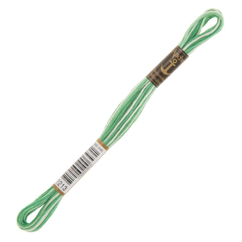 Anchor Stranded Mouline Embroidery Thread, 8m, Variegated  – 1213
