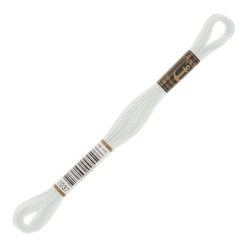 Anchor Stranded Mouline Embroidery Thread, 8m, White – 1037