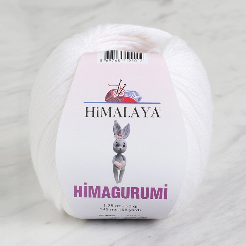 Himalaya Himagurumi 50 Gr Yarn, White – 30101