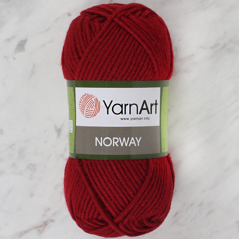 YarnArt Norway Knitting Yarn, Claret – 43