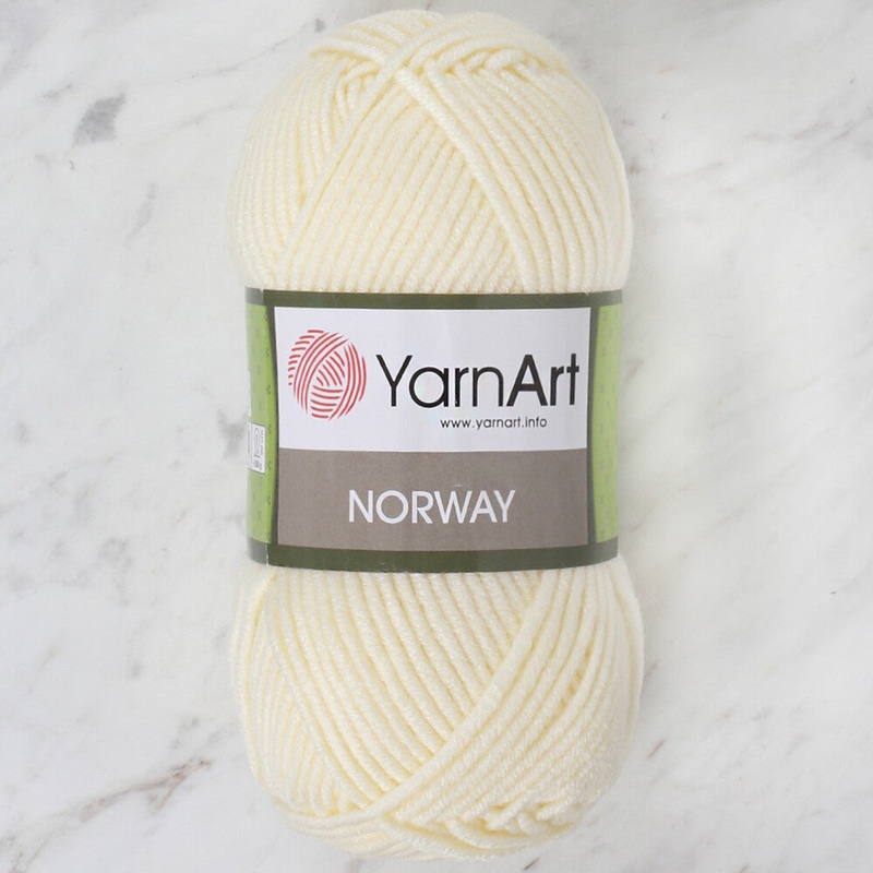 YarnArt Norway Knitting Yarn, Cream – 851