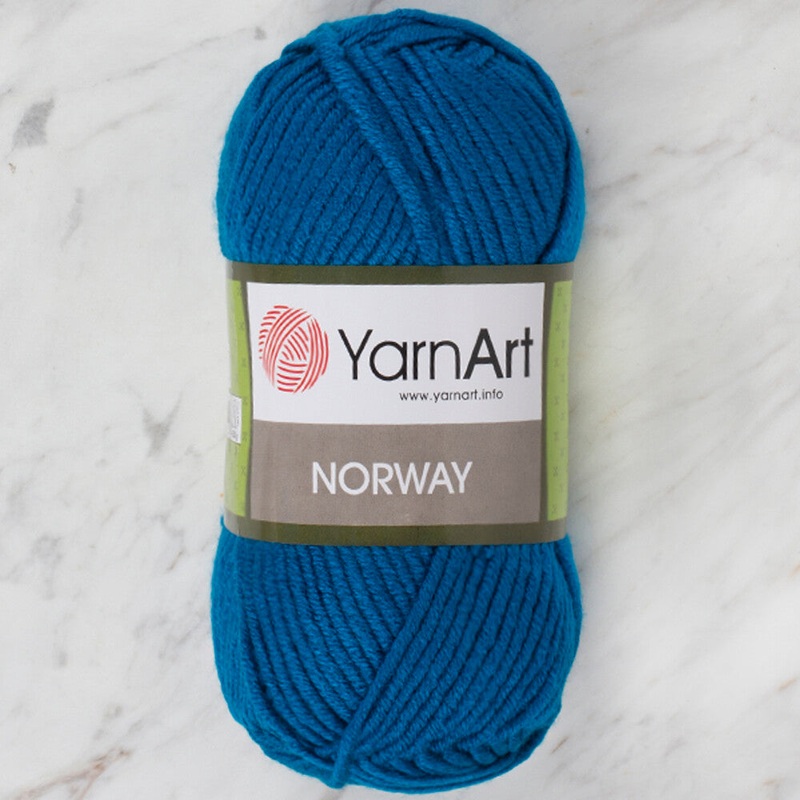 YarnArt Norway Knitting Yarn, Dark Blue – 843