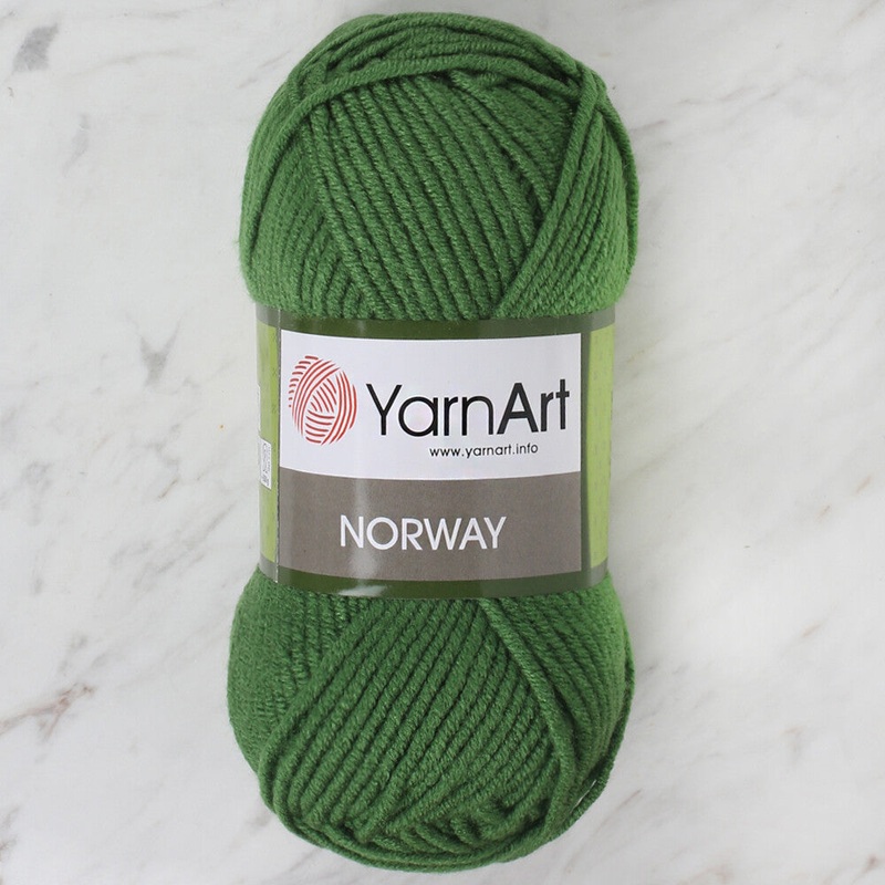 YarnArt Norway Knitting Yarn, Green – 248