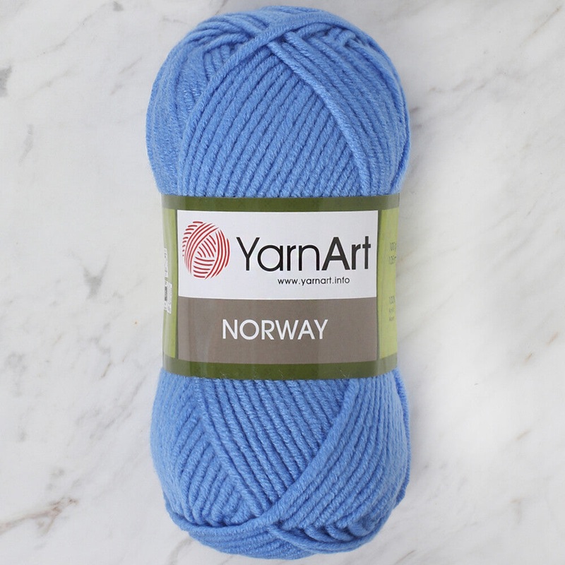 YarnArt Norway Knitting Yarn, Light Blue – 224