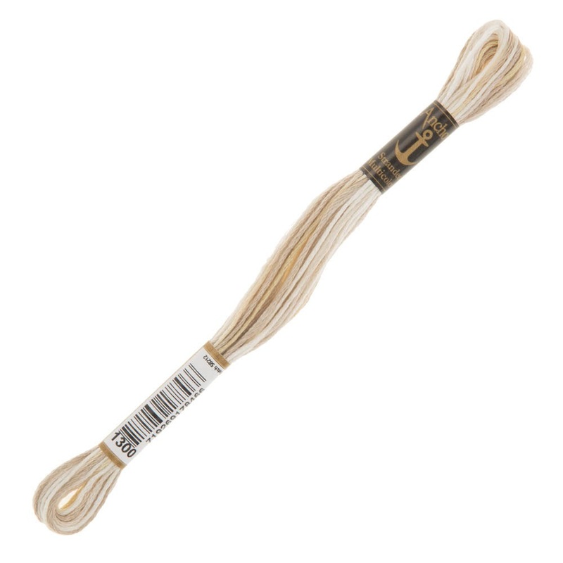 Anchor Stranded Mouline Embroidery Thread, 8m, Variegated  – 1300