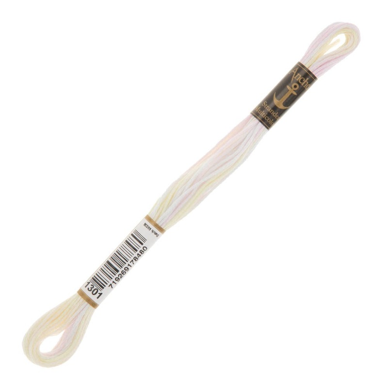 Anchor Stranded Mouline Embroidery Thread, 8m, Variegated  – 1301