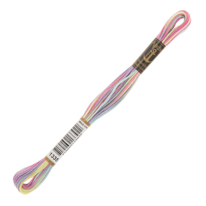 Anchor Stranded Mouline Embroidery Thread, 8m, Variegated  – 1335