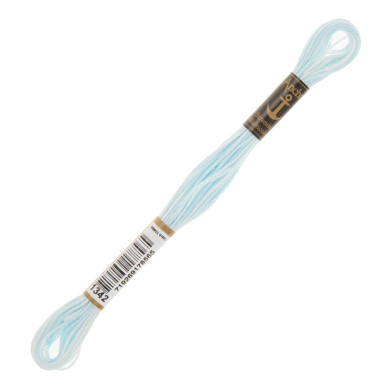 Anchor Stranded Mouline Embroidery Thread, 8m, Variegated  – 1342