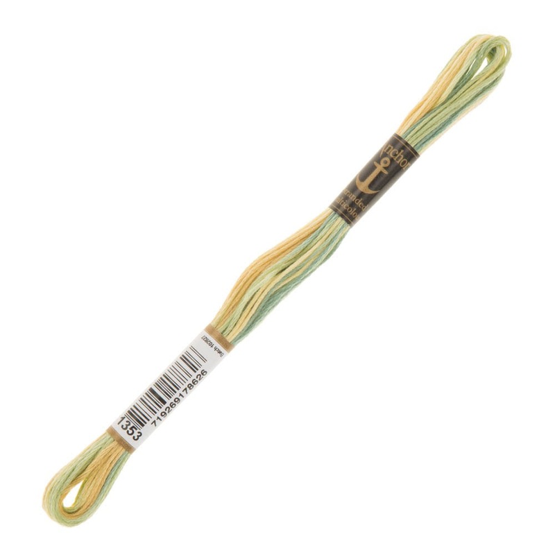 Anchor Stranded Mouline Embroidery Thread, 8m, Variegated – 1353