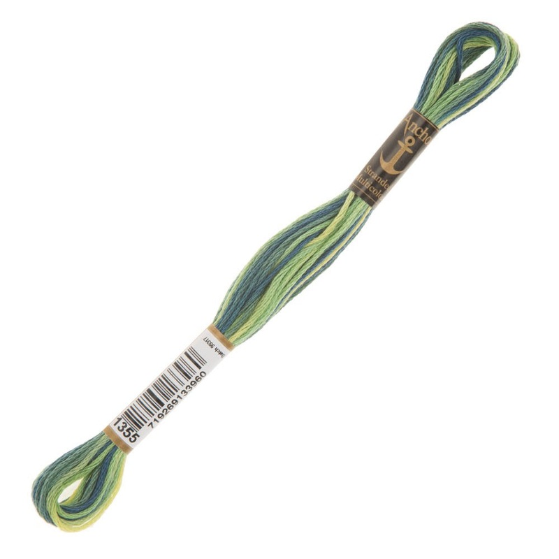 Anchor Stranded Mouline Embroidery Thread, 8m, Variegated  – 1355
