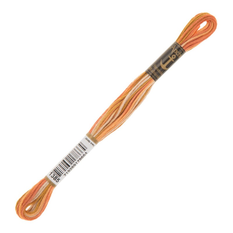 Anchor Stranded Mouline Embroidery Thread, 8m, Variegated  – 1385