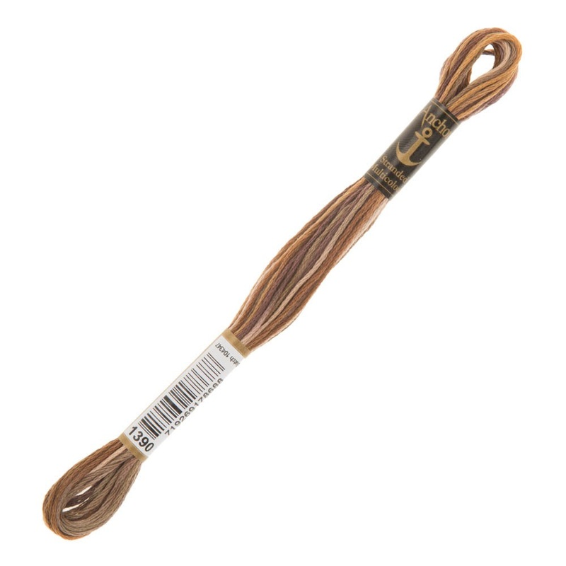 Anchor Stranded Mouline Embroidery Thread, 8m, Variegated – 1390