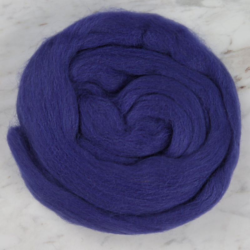 Kartopu Natural Wool Roving Felt,Blue – K652