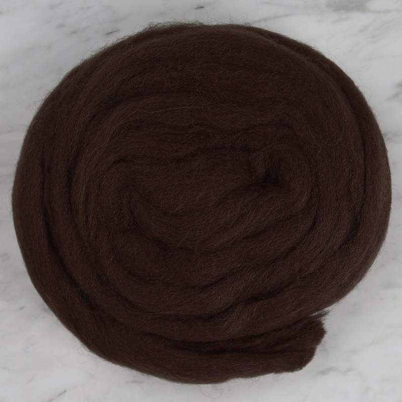 Kartopu Natural Wool Roving Felt,Brown – K890