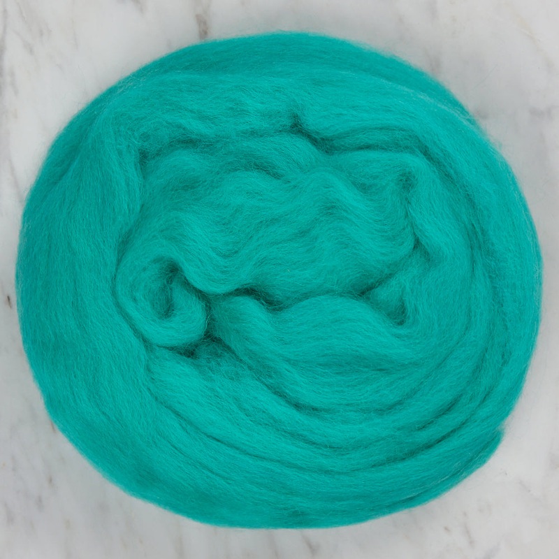 Kartopu Natural Wool Roving Felt,Green – K438