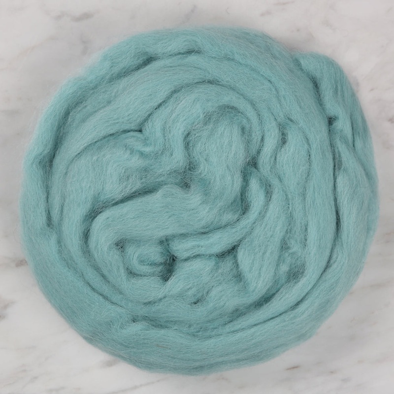 Kartopu Natural Wool Roving Felt,Green – K550