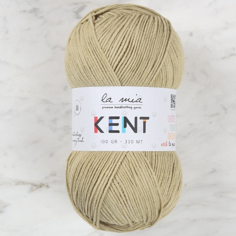 La Mia Kent Hand Knitting Yarn,Beige – L098