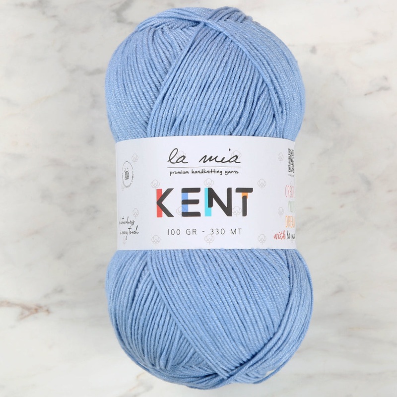 La Mia Kent Hand Knitting Yarn,Blue – L035