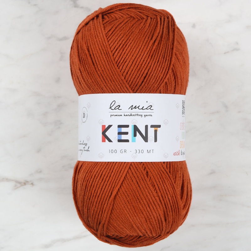 La Mia Kent Hand Knitting Yarn,Brick color – L049