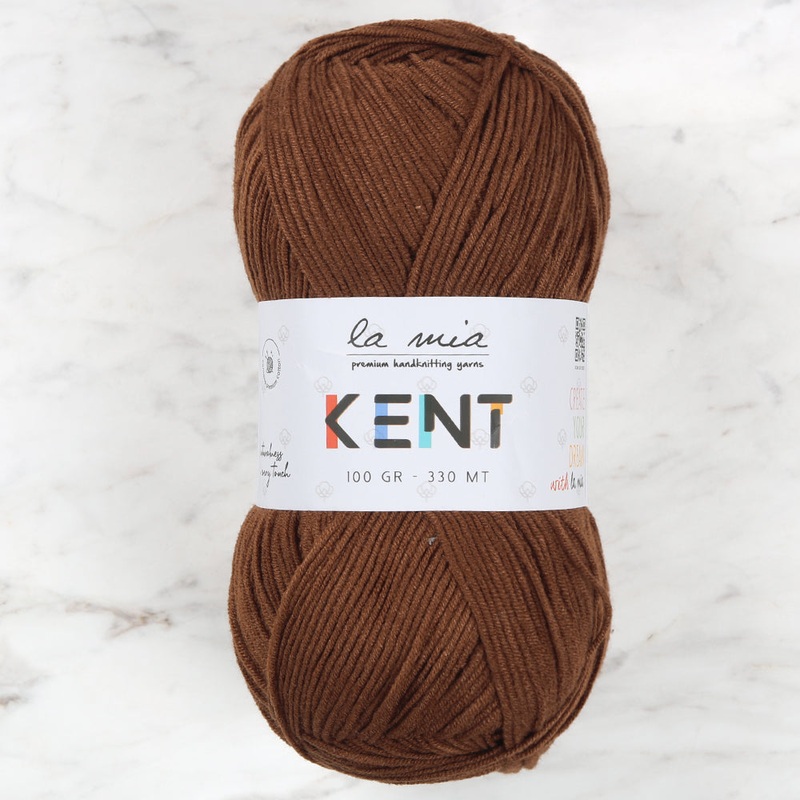 La Mia Kent Hand Knitting Yarn,Brown – L028