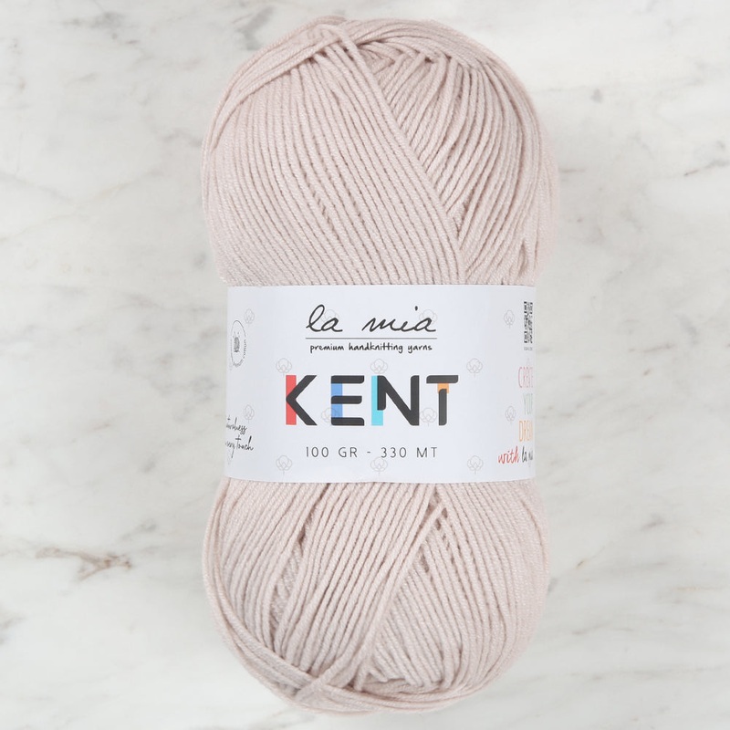 La Mia Kent Hand Knitting Yarn,Light Beige – L050