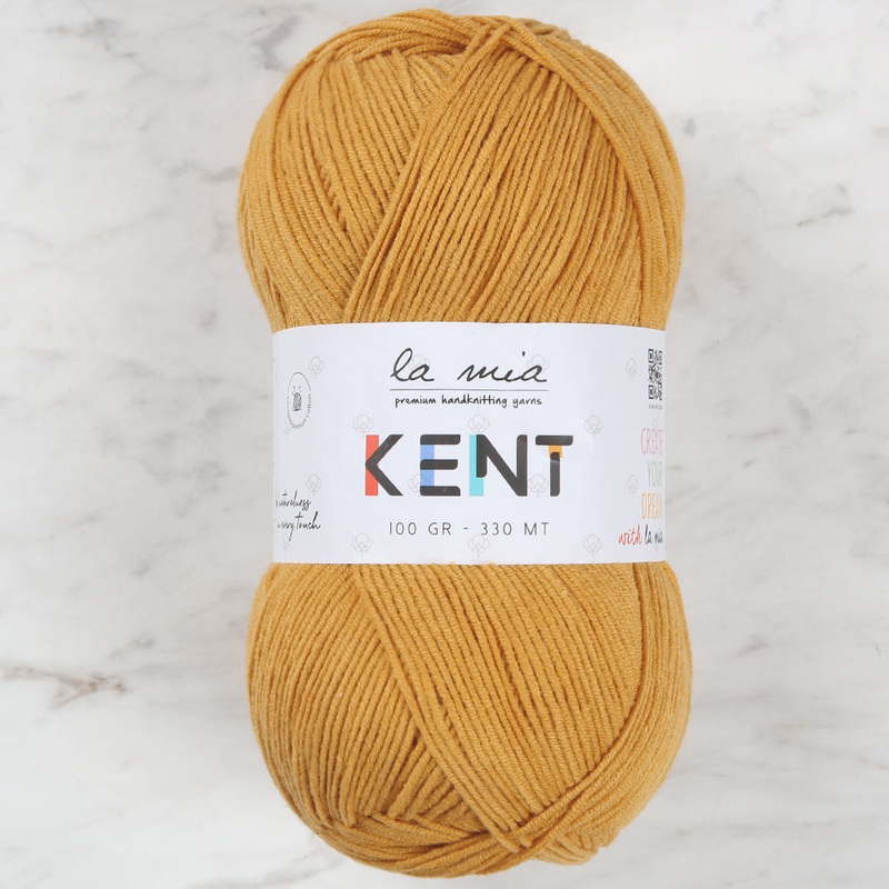La Mia Kent Hand Knitting Yarn,Mustard – L012