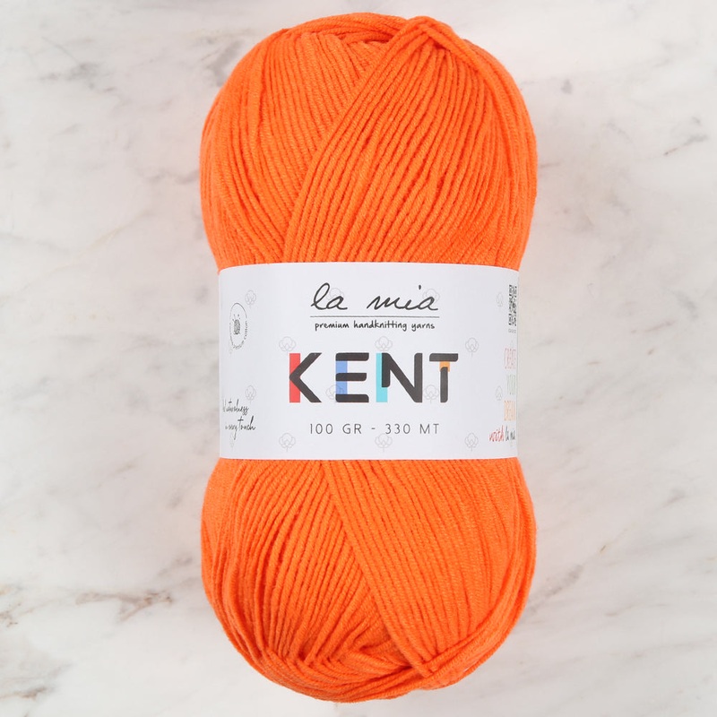 La Mia Kent Hand Knitting Yarn,Orange – L038