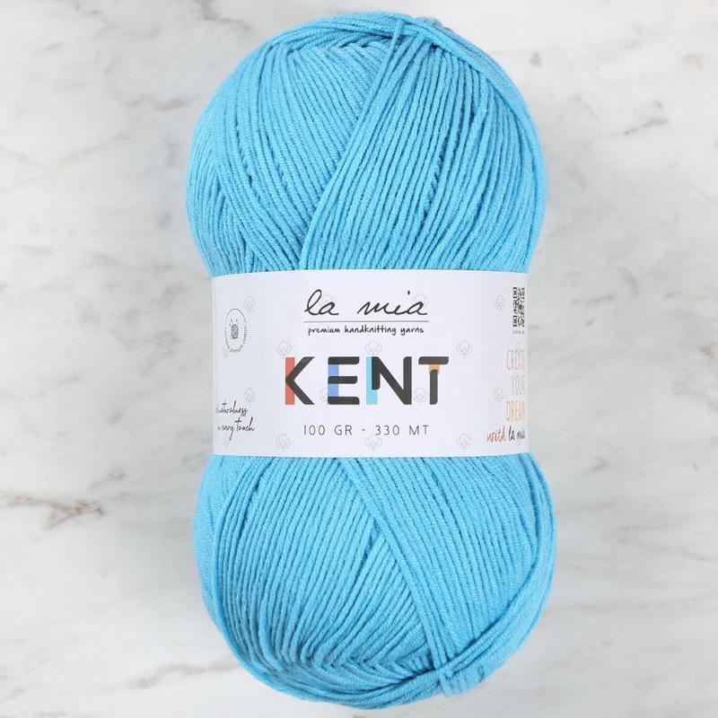 La Mia Kent Hand Knitting Yarn,Turquoise – L123