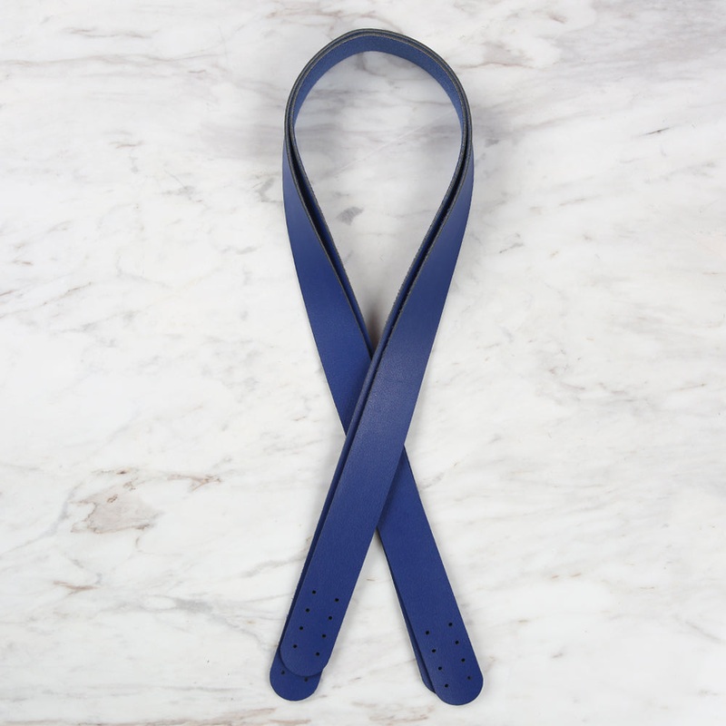 Loren Crafts Leather Bag Handle 2 pcs – Blue