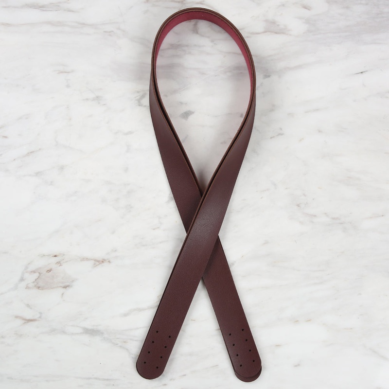 Loren Crafts Leather Bag Handle 2 pcs – Burgundy