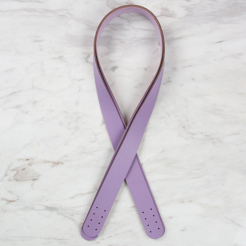 Loren Crafts Leather Bag Handle 2 pcs – Lilac
