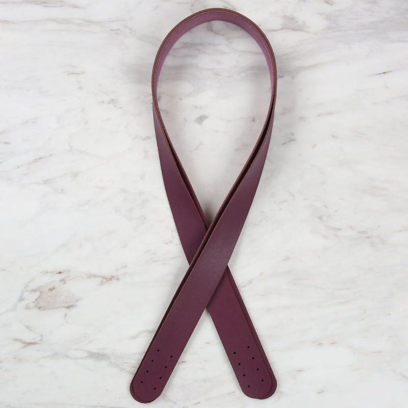 Loren Crafts Leather Bag Handle 2 pcs – Purple